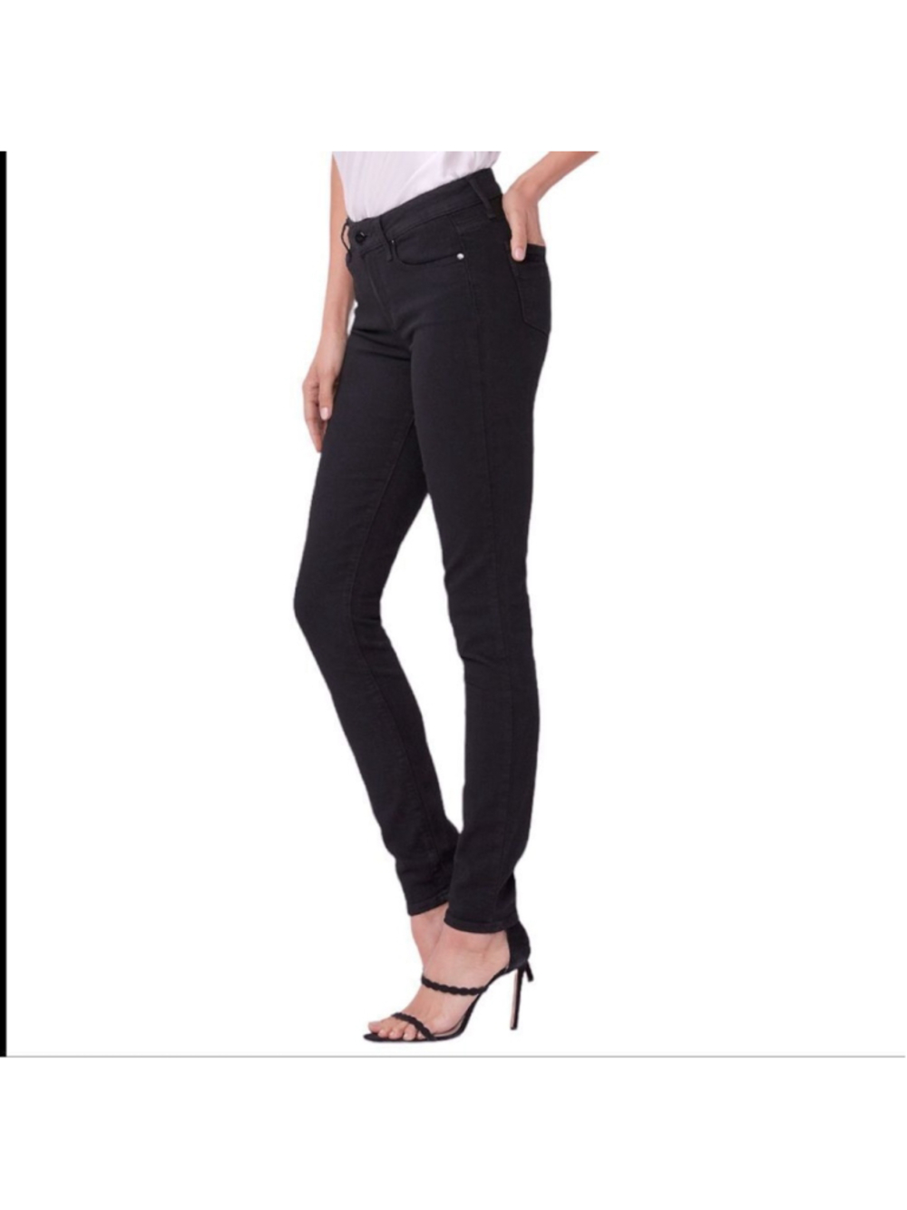 PAIGE verdigo ultra skinny jet black jeans size 29
